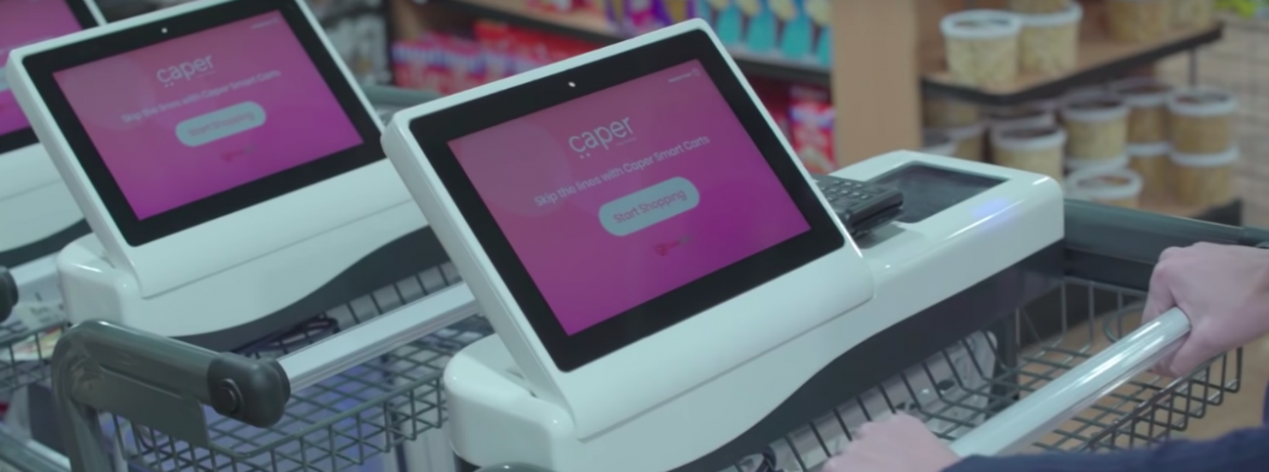 Poznajcie Caper – samoobsługowy wózek sklepowy!