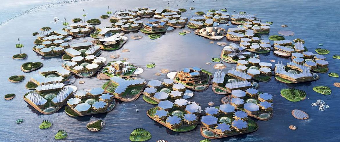 sztuczne wyspy na morzach