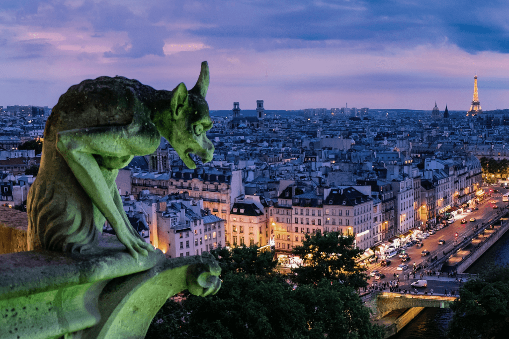 Gargulce katedra Notre-Dame