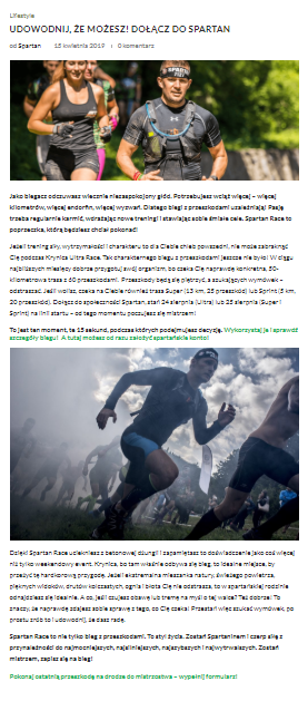 udowodnij spartan, spartan race, biegi przeszkodowe